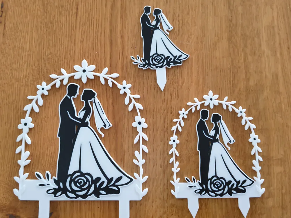 Topo de bolo de casamento