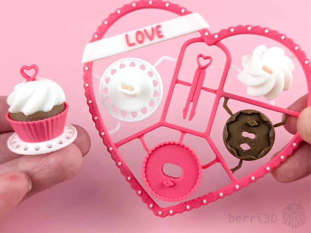 Mini kit montável de cupcake