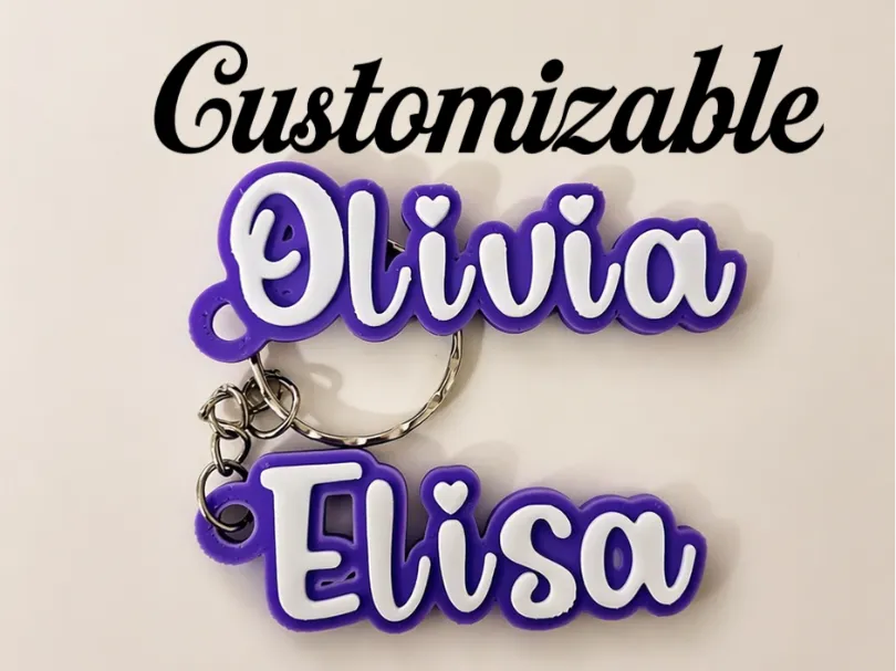 Chaveiro cursivo